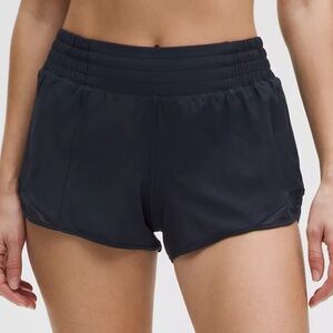 Lululemon Hotty Hot High-Rise Lined Short 2.5" True Navy Size 4